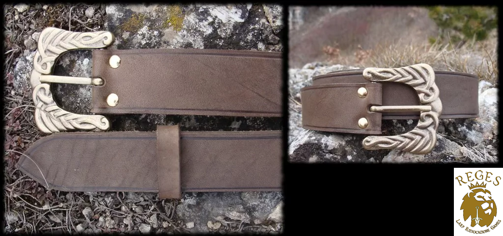 Cintura Saint George, 146 cm, marrone o nera – REGES Larp e Rievocazione