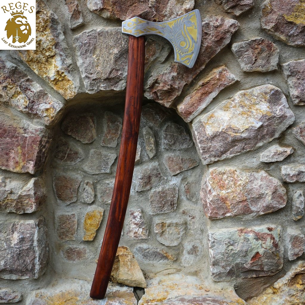 Ascia vichinga Gotland, X secolo, 126 cm – REGES Larp e Rievocazione