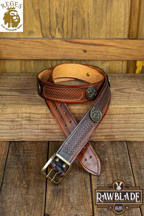 Cintura Saint George, 146 cm, marrone o nera – REGES Larp e Rievocazione